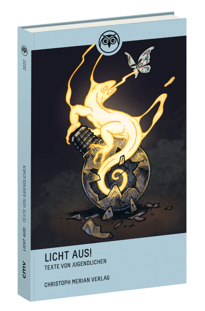 Buchumschlag der 2023 Ausgabe "Licht aus!"